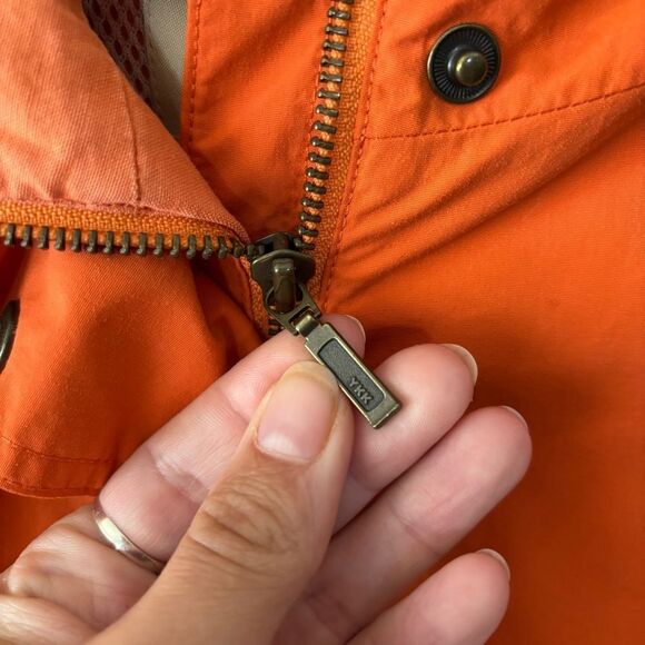 Eddie Bauer women’s XL Orange Utility Jacket Lightweight Casual Coat - Picture 4 of 13